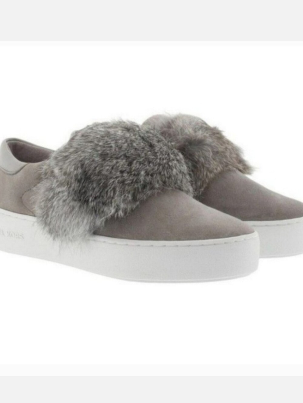 Michael Kors grey fur shoes size 38,5